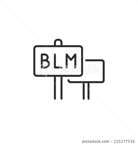 Black life's Matter Icon Black life's Matter Icon 125177516