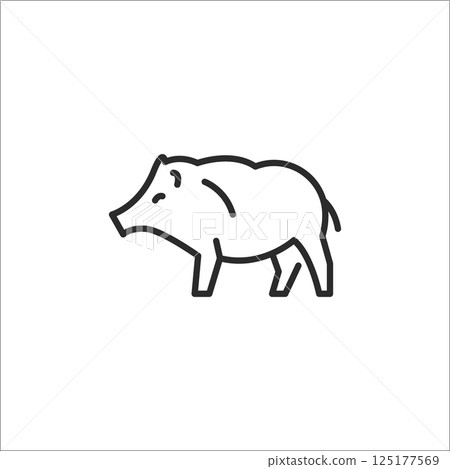 Boar Icon 125177569