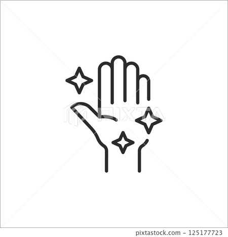 Hand Clean icon Hand Clean icon 125177723
