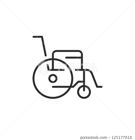 Wheelchair Icon Wheelchair Icon 125177818
