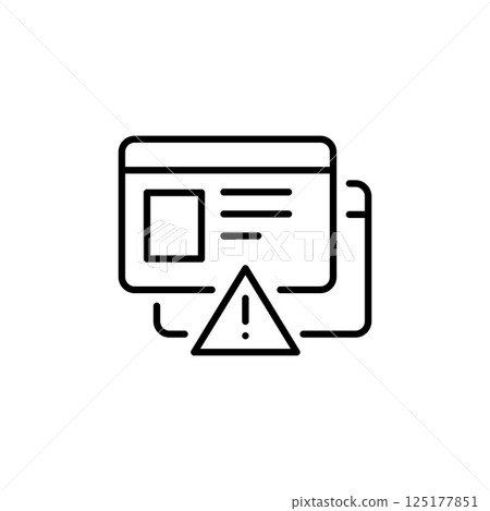 Virus Email Icon 125177851