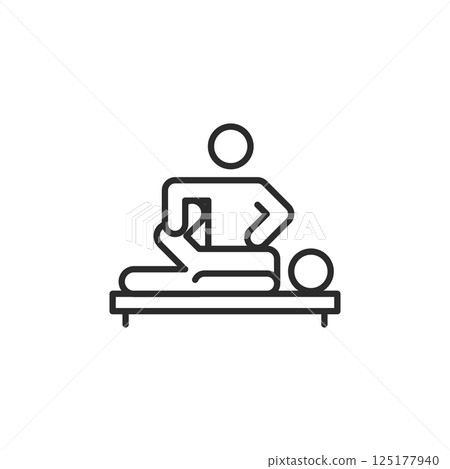 Massage therapy Icon 125177940
