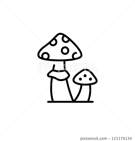 Mushroom icon 125178134
