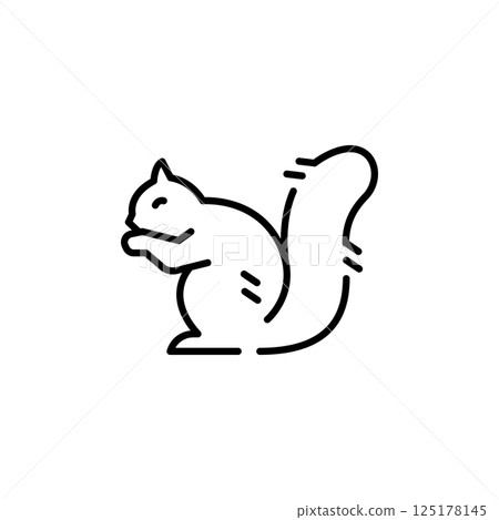 Squirrel Icon Squirrel Icon 125178145