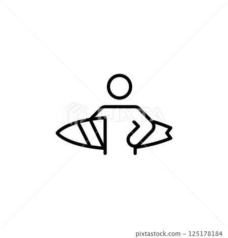 Surfing Icon 125178184