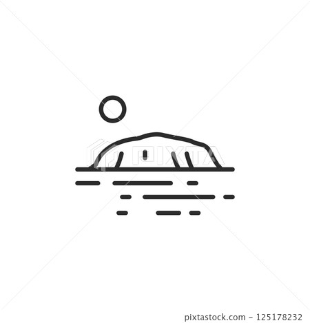 Beach icon Beach icon 125178232