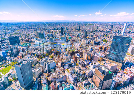 日本東京城市景觀：池袋站和正在轉型的西口區域（後），摩天大樓拔地而起 125179019