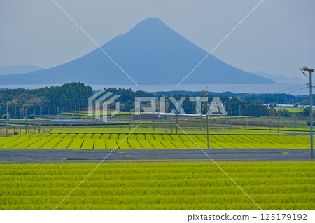The beautiful form of Mt. Kaimon The beautiful form of Mt. Kaimon 125179192