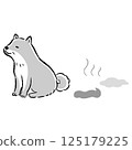 老年狗尿尿的插圖 125179225