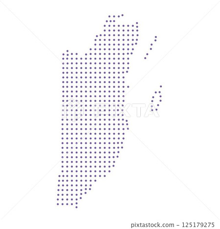 Belize map dotted pattern design purple circle Belize map dotted pattern design purple circle 125179275