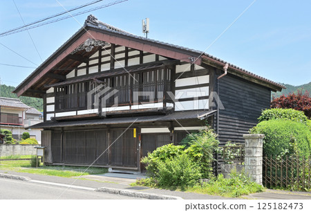 Walking around Sakamoto-juku on the Nakasendo road: Remains of the Kagiya inn, Annaka city, Gunma prefecture Walking around Sakamoto-juku on the Nakasendo road: Remains of the Kagiya inn, Annaka city, Gunma prefecture 125182473