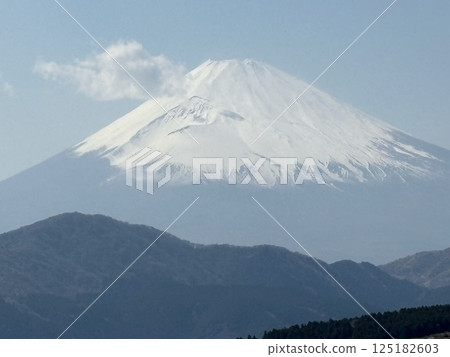 Lake Ashi Skyline_Daikanzan_Lake Ashi and Mt. Fuji seen from the turnpike 125182603