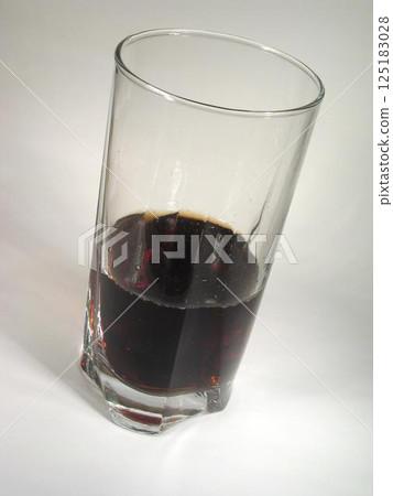 Dark Grape Juice In A Glass 125183028