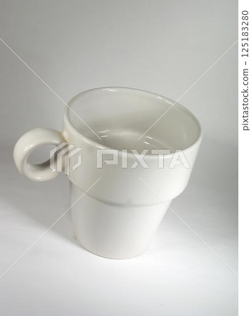 Cup of water over white background Cup of water over white background 125183280