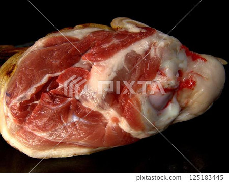 Raw meat ready to be cooked background 125183445