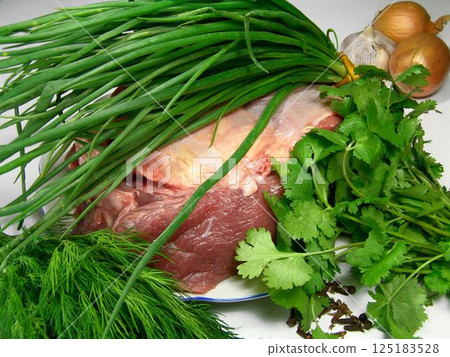 Green vegetables waiting for cooking preparation process to start, green vegetables close view background Green vegetables waiting for cooking preparation process to start, green vegetables close view background 125183528