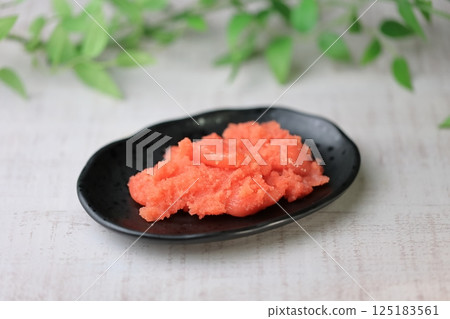 Cod roe (cut pieces) 125183561