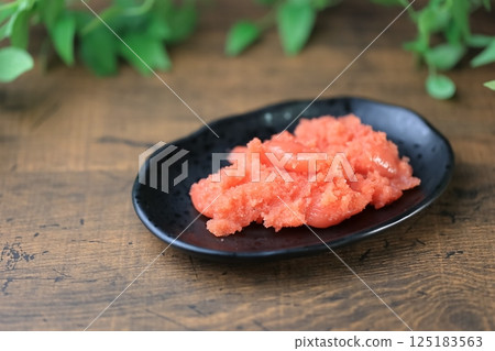 Cod roe (cut pieces) 125183563