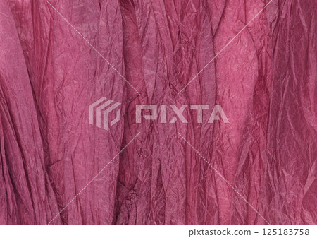Texture of Crumpled red tissue paper 125183758