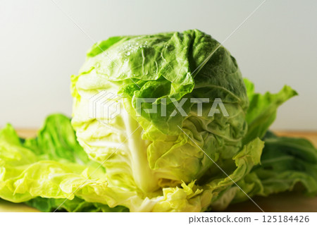 Fresh spring cabbage 125184426