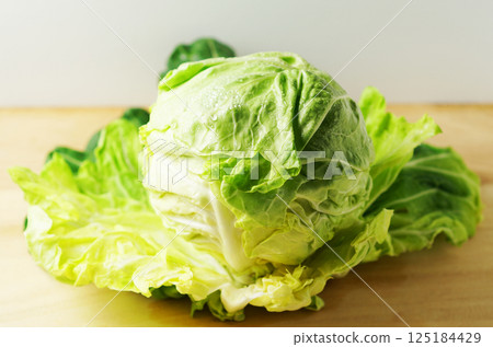 Fresh spring cabbage 125184429