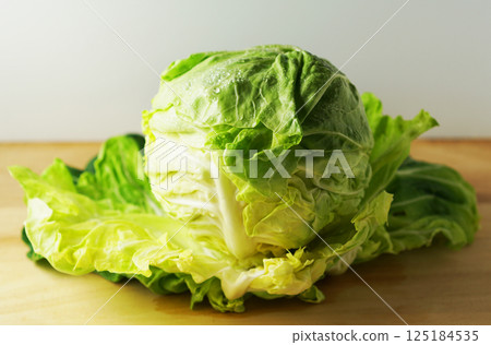 Fresh spring cabbage 125184535