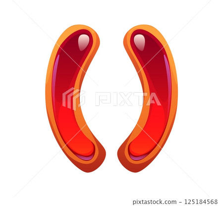 Candy type or sweet dessert font and cartoon typeface, vector pastry or confectionery. Brackets punctuation sign of biscuit cookie font with caramel candy or marmalade jelly for English alphabet type Candy type or sweet dessert font and cartoon typeface, vector pastry or confectionery. Brackets punctuation sign of biscuit cookie font with caramel candy or marmalade jelly for English alphabet type 125184568