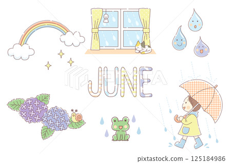 六月可愛插畫集 125184986