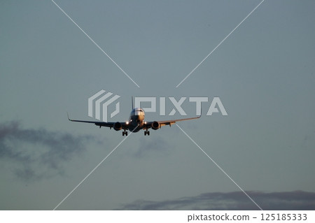 飛機著陸 125185333