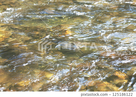 Beautiful river flow (clear stream) Beautiful river flow (clear stream) 125186122