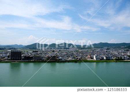 愛知縣犬山市_犬山城北景_2024年6月1日 愛知縣犬山市_犬山城北景_2024年6月1日 125186333