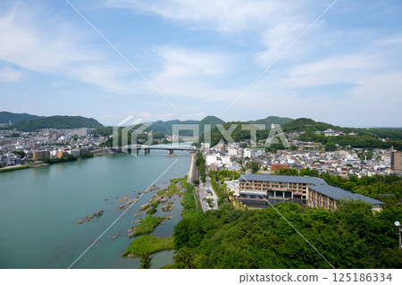 愛知縣犬山市_從犬山城眺望東北景色_2024年6月1日 愛知縣犬山市_從犬山城眺望東北景色_2024年6月1日 125186334