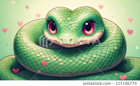 Illustration: Snake 125186779