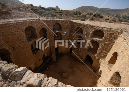 Matmata - a small Berber speaking town in southern Tunisia 125186961
