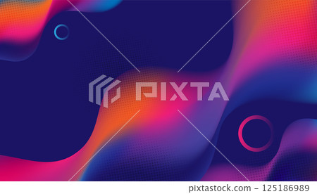 Colorful Abstract Fluid Background Design 125186989