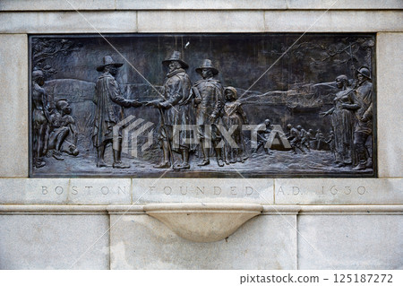 Boston 300th Anniversary Monument  AD 163 125187272