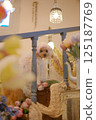 Mimosa, Tulip and Toy Poodle 125187769