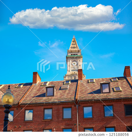 Boston Clock tower Custom House Massachusetts Boston Clock tower Custom House Massachusetts 125188056