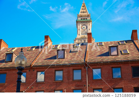 Boston Clock tower Custom House Massachusetts 125188059