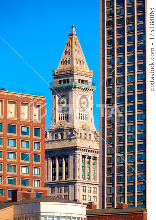 Boston Clock tower Custom House Massachusetts 125188063
