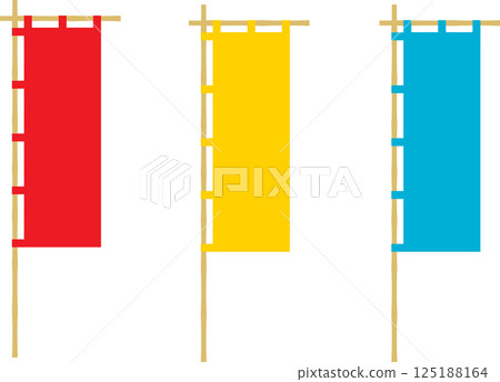 橫幅/旗幟插圖圖示 2 125188164