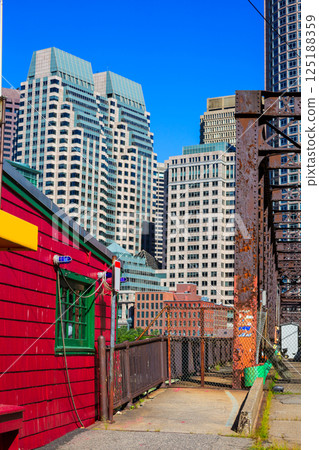 Boston Northern Avenue Bridge in Massachusetts 125188359