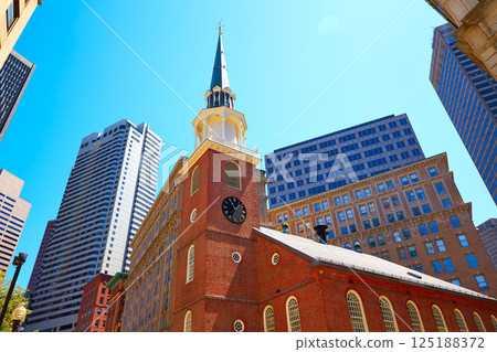 Boston Old South Meeting House historic site Boston Old South Meeting House historic site 125188372