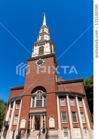 Boston Park Street Church in Massachusetts Boston Park Street Church in Massachusetts 125188398