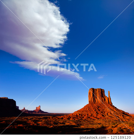 Monument Valley West Mitten Butte Utah Park Monument Valley West Mitten Butte Utah Park 125189120