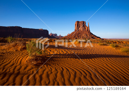 Monument Valley West Mitten Butte Utah Park Monument Valley West Mitten Butte Utah Park 125189164