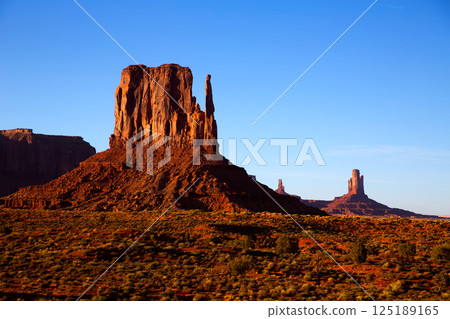 Monument Valley West Mitten Butte Utah Park Monument Valley West Mitten Butte Utah Park 125189165