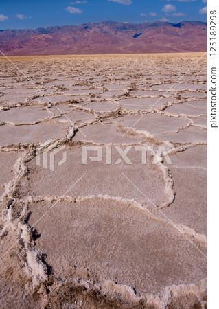 Badwater Basin Death Valley salt formations 125189298