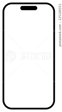 Smartphone screen frames, mockups and templates 125189351