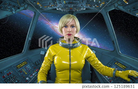 astronaut, spaceman, female 125189631